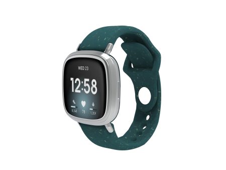 Green Fitbit Sense and Versa 3 Strap For Sale