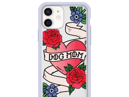 Clear Dog Mom iPhone 12  iPhone 12 Pro Case With Lavender Ridge Online now