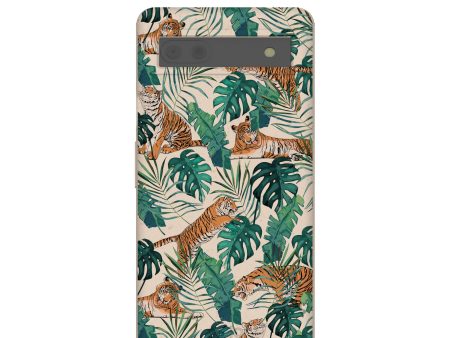 Seashell Jungle Tigers Google Pixel 6a Case Fashion