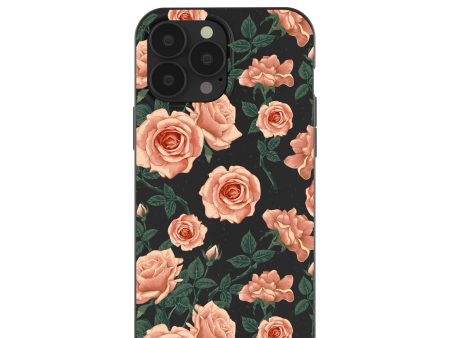 Black Vintage roses iPhone 13 Pro Max Case Online