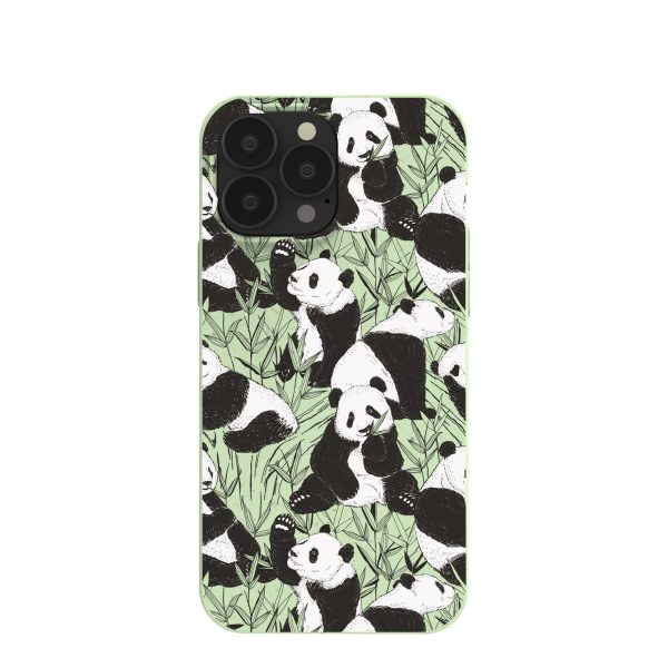 Sage Green Pandamonium iPhone 13 Pro Max Case Cheap