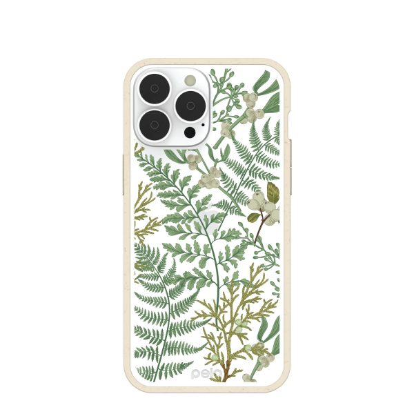 Clear Herbarium iPhone 13 Pro Max Case With London Fog Ridge Online now