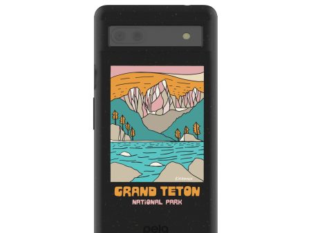 Black Grand Teton Google Pixel 6a Case Online