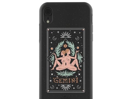 Black Gemini iPhone XR Case Online now