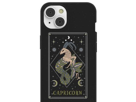 Black Capricorn iPhone 14 Case with MagSafe Module Supply