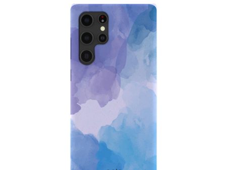 Lavender Blue Reflections Samsung Galaxy S22 Ultra Case on Sale