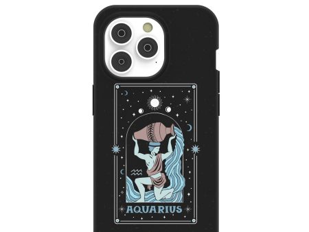 Black Aquarius iPhone 14 Pro Case with MagSafe Module For Sale