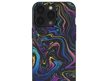 Black Galaxy Swirls iPhone 13 Pro Case Online