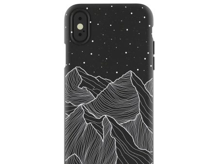 Black Night Panorama iPhone X Case Cheap