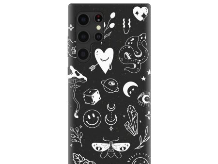 Black Contrast Samsung Galaxy S22 Ultra Case Supply