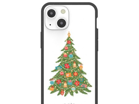 Clear Merry and Bright iPhone 13 Mini Case With Black Ridge Online