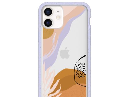 Clear Abstract Dunes iPhone 12  iPhone 12 Pro Case With Lavender Ridge Online Hot Sale