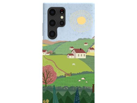 Powder Blue Sunny Countryside Samsung Galaxy S22 Ultra Case Supply