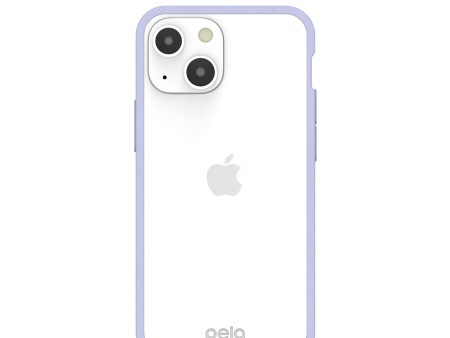 Clear iPhone 13 Mini Case with Lavender Ridge Cheap