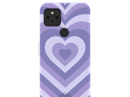 Lavender Power Hearts Google Pixel 5 Case Online