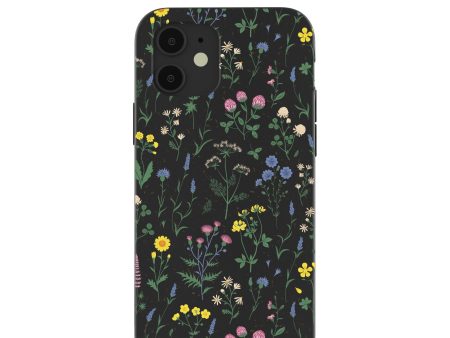 Black Shadow Blooms iPhone 12  iPhone 12 Pro Case Discount