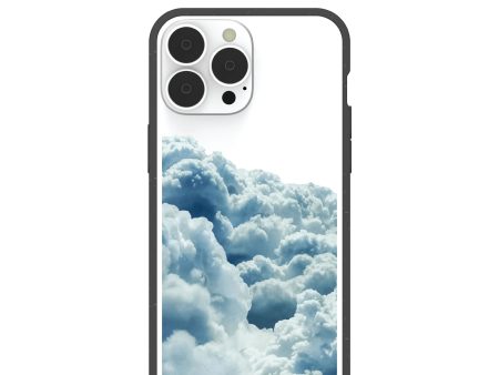 Clear Above the Clouds iPhone 13 Pro Max Case With Black Ridge For Discount