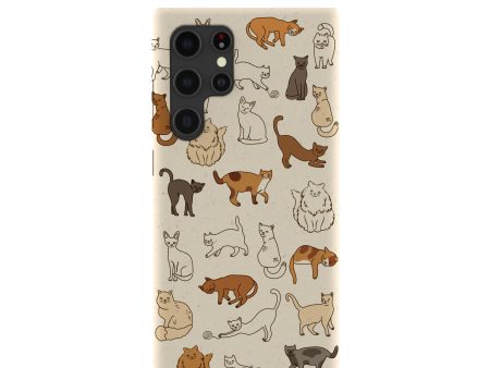 London Fog Kitty Cats Samsung Galaxy S22 Ultra Case Hot on Sale