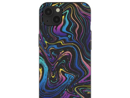 Black Galaxy Swirls iPhone 13 Case For Cheap