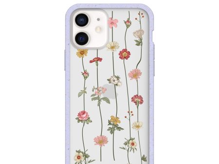 Clear Floral Vines iPhone 12  iPhone 12 Pro Case With Lavender Ridge Cheap