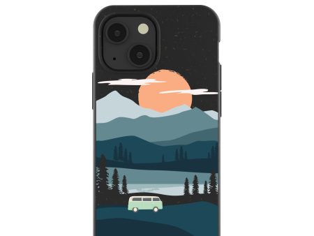 Black Digital Nomad iPhone 13 Mini Case Sale