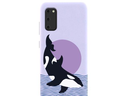 Lavender Orca Samsung Galaxy S20 Case For Cheap