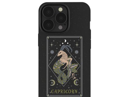 Black Capricorn iPhone 13 Pro Case on Sale