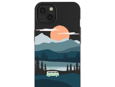 Black Digital Nomad iPhone 13 Case For Cheap