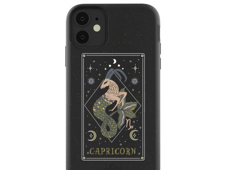 Black Capricorn iPhone 11 Case For Cheap