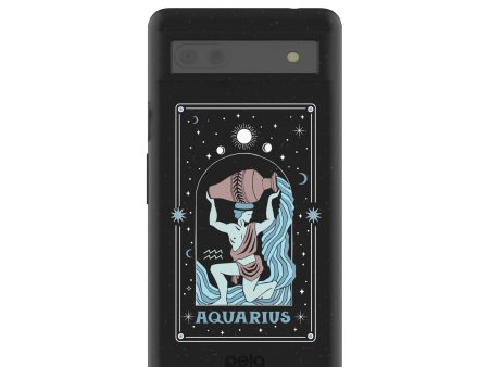 Black Aquarius Google Pixel 6a Case Discount