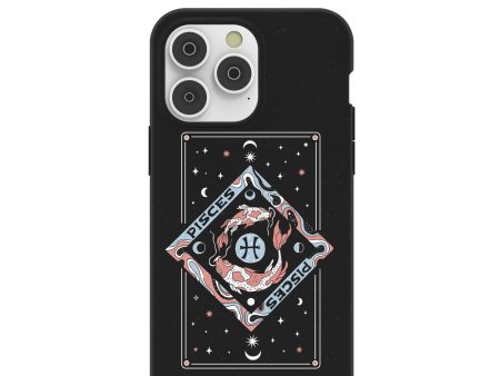 Black Pisces iPhone 14 Pro Max Case with MagSafe Module Online now