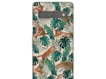 Seashell Jungle Tigers Google Pixel 7a Case Hot on Sale