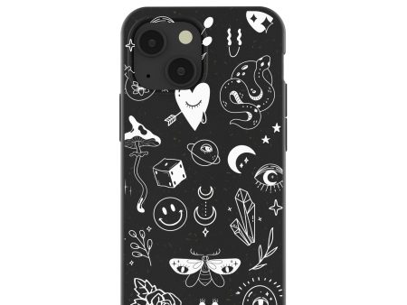 Black Contrast iPhone 13 Mini Case Online