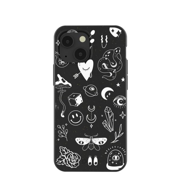 Black Contrast iPhone 13 Mini Case Online