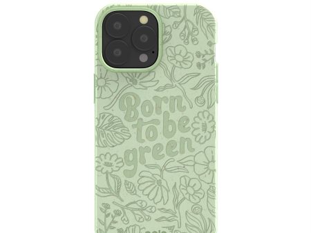 Sage Green Born to be green iPhone 13 Pro Max Case Online Sale