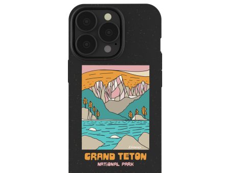 Black Grand Teton iPhone 13 Pro Case For Sale