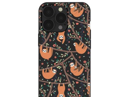 Black Jungle Sloths iPhone 13 Pro Case Discount