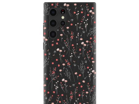 Black Night Garden Samsung Galaxy S22 Ultra Case Sale