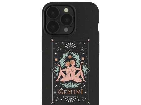 Black Gemini iPhone 13 Pro Case Fashion