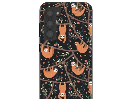 Black Jungle Sloths Samsung Galaxy S23 Case Online Hot Sale