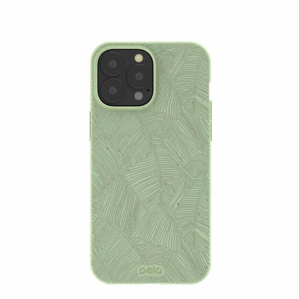 Sage Green Lushy Leaves iPhone 13 Pro Max Case Online Sale