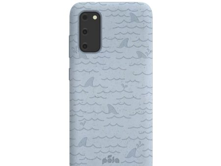 Powder Blue Fin Samsung Galaxy S20 Case For Cheap