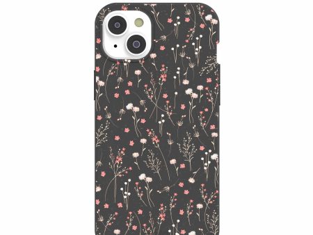 Black Night Garden iPhone 14 Plus Case with MagSafe Module Cheap