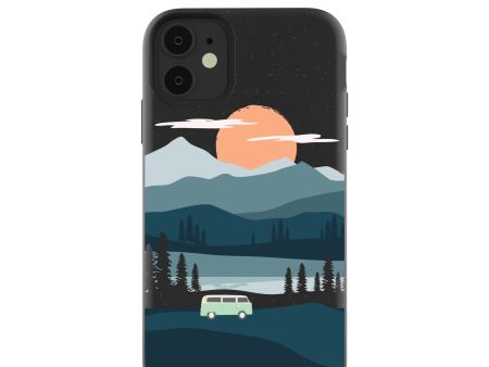 Black Digital Nomad iPhone 11 Case Discount