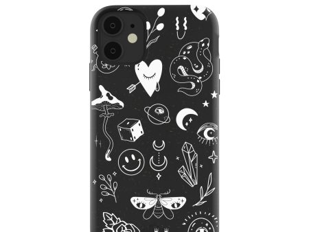 Black Contrast iPhone 11 Case Fashion