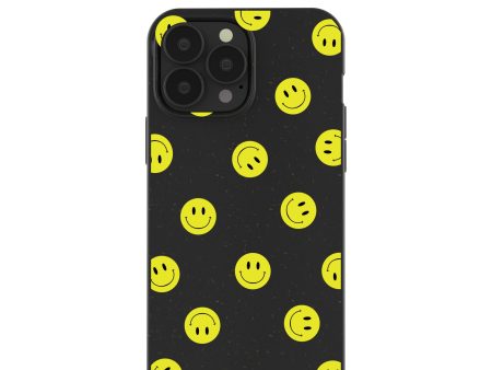 Black Smiley iPhone 13 Pro Max Case Discount