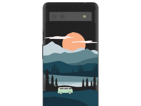 Black Digital Nomad Google Pixel 6a Case Online Sale