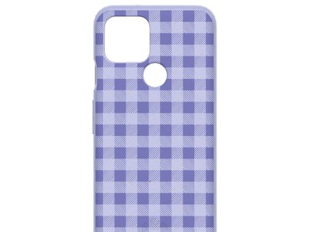 Lavender Checkered Google Pixel 5 Case Cheap