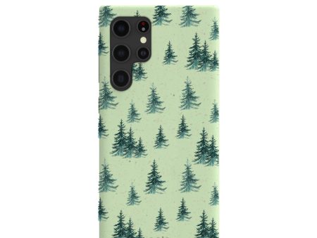 Sage Green Pine Season Samsung Galaxy S22 Ultra Case on Sale