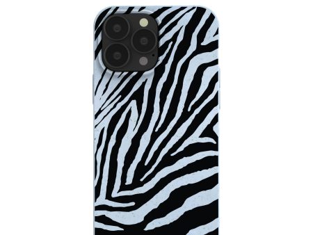 Powder Blue Zebra iPhone 13 Pro Max Case Supply